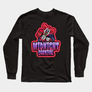 Midnight Carnival Killer Clown Long Sleeve T-Shirt